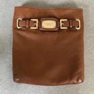 Michael Kors Brown Leather Crossbody Purse